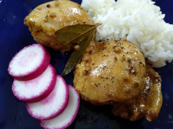 One Pan Super Easy Filipino Chicken Adobo